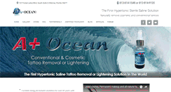 Desktop Screenshot of aplusocean.com